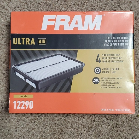 Fram Ultra Air Premiun Air Filter Honda Car Parts 12290 - Picture 1 of 7